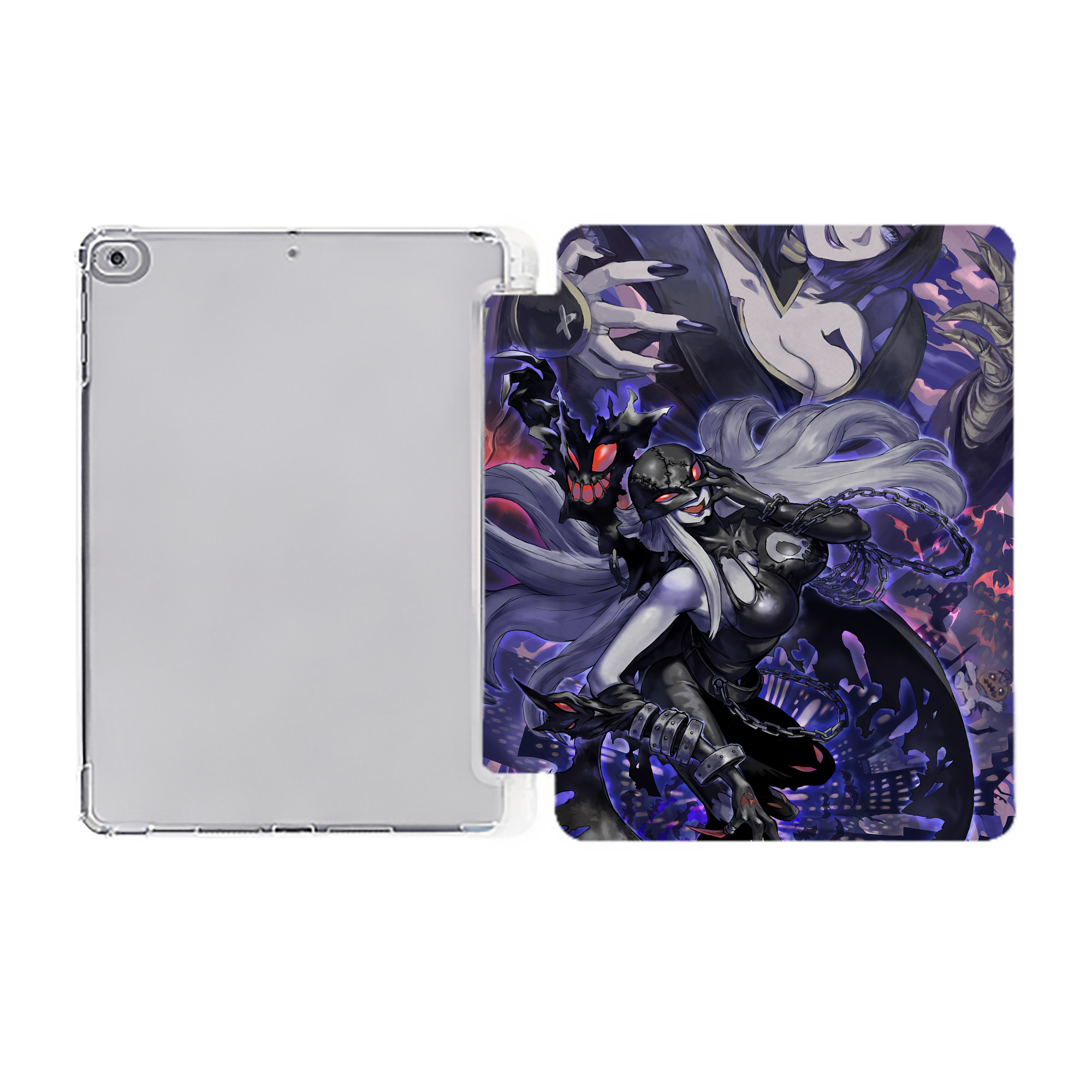 （画像用） Digimon デジタルモンスター/デジモン IPad ケース ペン収納付き 三つ折りスタンド PUレザー×シリコン 対応機種9.5/10.5/10.9インチ